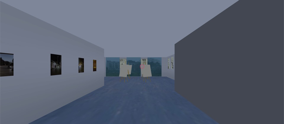 A scene from VR version of the The Price exhibition